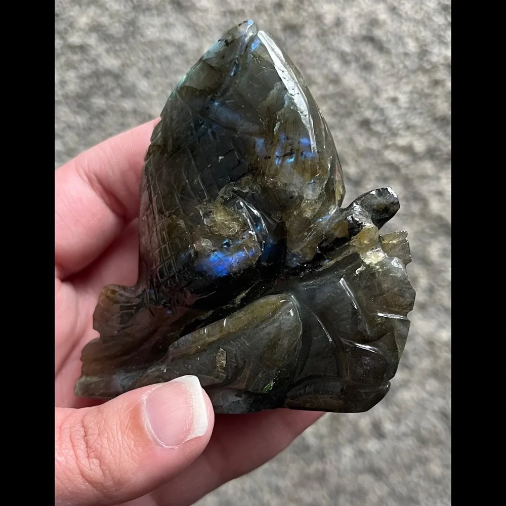 🐟 Fish Labradorite Carving/Figurine
